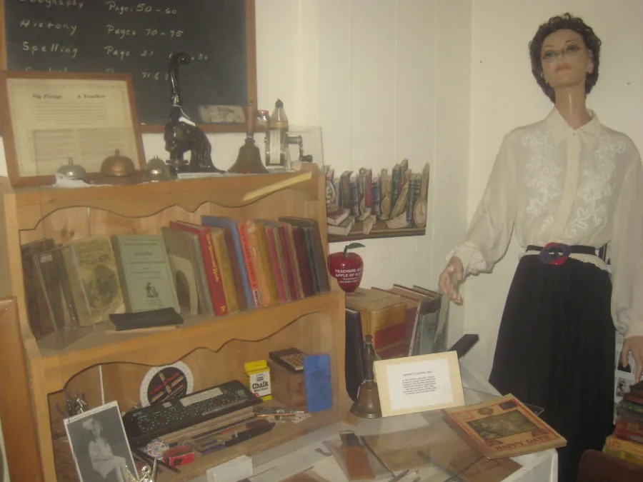 Schoolroom exhibit